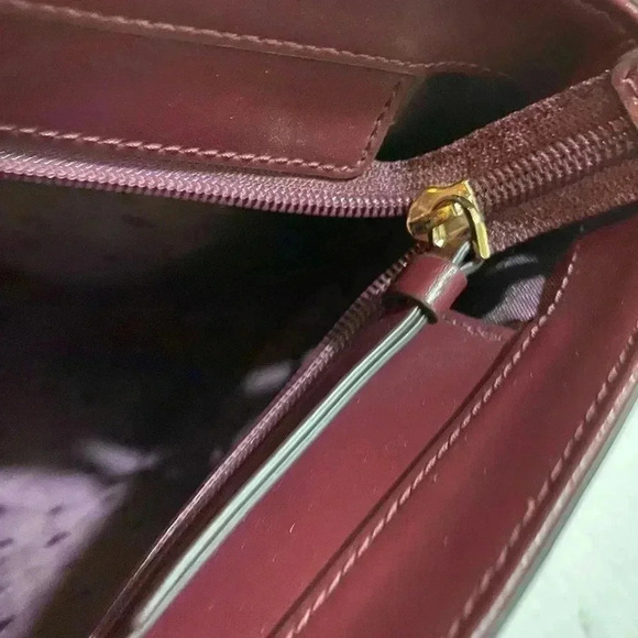 Kate spade plum leather satchel handbag - Picture 10 of 10